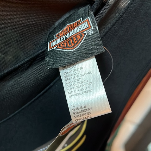 Rhinestone Harley Davidson Tank with sheet back - Picture 4 of 7